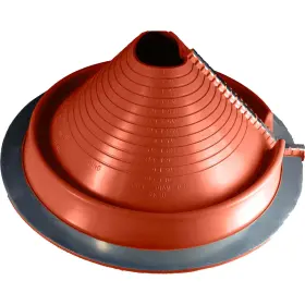 Rf903re Dektite 3-1/4 Inch - 10 Retrofit Red Silicone Flexible Pipe Flashing