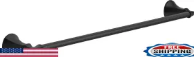 B08bq5mcpt Delta Ashlyn 24-in Wall Mount Towel Bar Matte Black Bath Hardware 76424-bl
