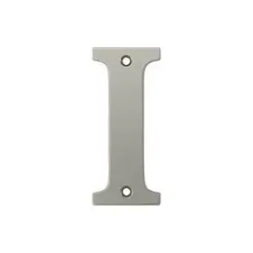 Rl4i-15 Deltana Rl4i Nickel 4 Inch Solid Brass Residential Letter I