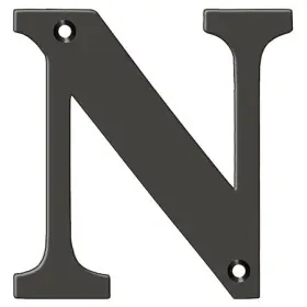 Rl4n-10b Deltana Residential Letter N Oil Rubbed Bronze 4 Inch