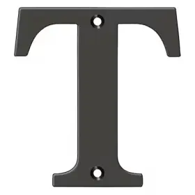 Rl4t-10b Deltana Residential Letter T Oil Rubbed Bronze 4 Inch