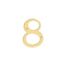 Rn4-8 Deltana Numbers Solid Brass Lifetime 4 Inch