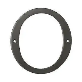 Rn6-0u10b Deltana Rn6-0 Bronze 6 Inch Solid Brass Residential Number