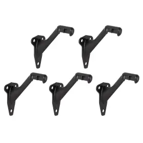 188151 Design House 044321020705 Handrail Bracket 5-pack Matte Black 5 Count