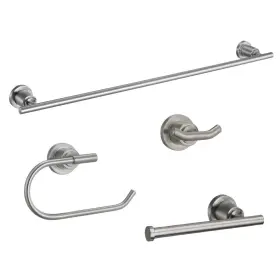 B07fk58wxd Design House 188656 Geneva 4-piece Bathroom Hardware Accessory Set Satin Nickel