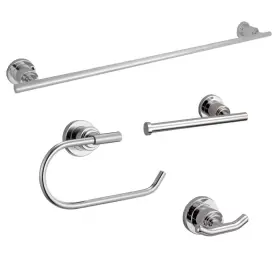 Design House B07fk8r64z 188664 Geneva 4-piece Bathroom Hardware Accessory Set Polished