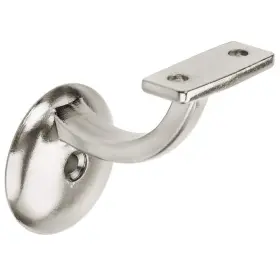 58610 Designers Impressions 843561183610 Satin Nickel Heavy Duty Handrail Bracket