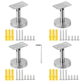 Hfn145 Dianguoluzhe 4pcs Adjustable 304 Stainless Handrail Bracketsground-type Upright Column Sup