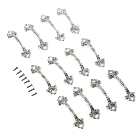 Sz070280011584rk-u3 Dophee 12pcs Antique Brass Decorative Handle Pull Knob For Mini Silver