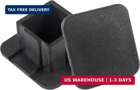 Dorhea 701715542358 2 Inch Trailer Hitch Cover Tube Cap Rubber Universal Receiver Plug Insert For