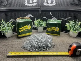 Dottie 781002280705 3 Chains Bulk - L.h. 100ft Double Loop Galvanized Chain 14 Gauge Dl3