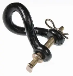24023 Double Hh Twisted Clevis 5/8 X 3 Inch -