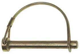 31982 Double Hh Pto Wirelock Pin Round Yellow Zinc-plated 5/16 X 2-1/4- Inch 2-pk