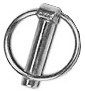 41941 Double Hh Lynch Pin Cat 1 Yellow Zinc Plated 7/16x1-1/2 Inch 2 Length 2-pk. -