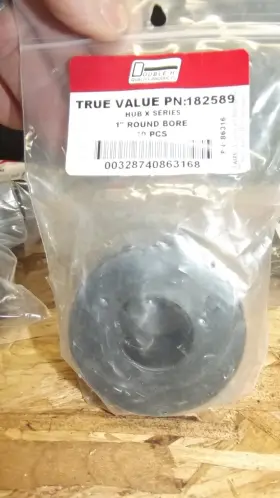 86316 Double Hh Hub X Series Round Bore 1 Inch H147