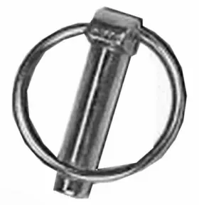 81944 Double Hh Mfg 100 Pack Lynch Pin Category 1 And 2 Yellow 7/16 X 1-1/4- Inch