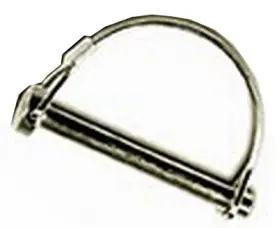 81975 Double Hh Mfg 100 Pack Hitch Pin Wire Lock Round 1/4 X 1-3/4- Inch