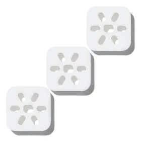 Drift 810148376109 Metal Vent Clip 3x 0.49 Ounce Pack Of 3 White With Copper Accents