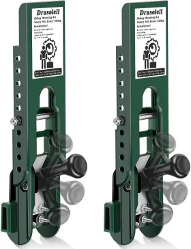 Drusolell 445054341373 Siding Installation Tools Mounting Kit With Adjustable Reveals Lap