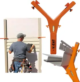 Dtdi 744110108163 Vcat Vinyl Siding Installation Tool Ensures Straight Even In Half