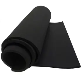 Dualplex 850050399322 Neoprene Sponge Foam Rubber Sheet Roll 15 X 60 Inch 1/4 Thick P