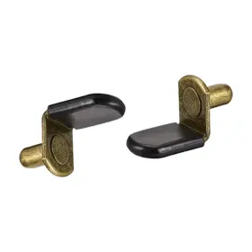 Duefixing 617662586638 20pcs 6mm L-shaped Support Shelf Peg Bronze