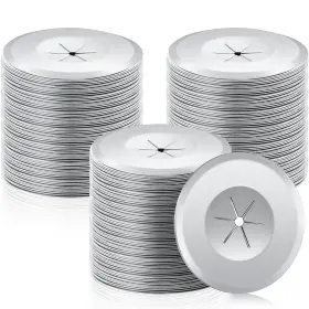 Dunzy-mx-0420 Dunzy 1.5 Inch Perforated Insulation Pins Self Locking Washers Inches Silver