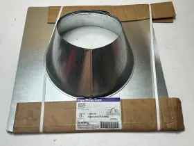 810002741 Duravent 8gvf 4x Pack Lot 8 Inch Type B Gas Vent Adjustable Flashing