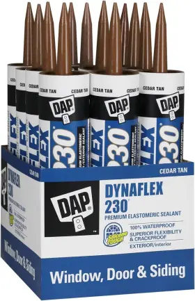 7079818412 Dynaflex 18412 230 Cedar Tan Sealant Pack Of 12