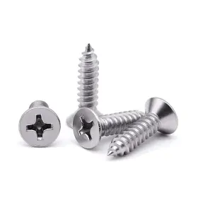 Ab600304-100 Eastlo #8 X 3/4 Inch 100 Pcs Flat Head Sheet Metal Screws 304 Stainless