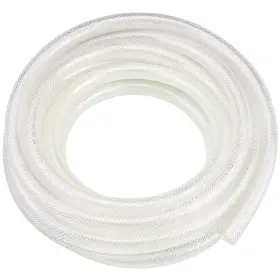 Eastrans 710847742871 3/8 Inch Id X 10 Ft High Pressure Braided Clear Pvc Vinyl Tubing Flexible T