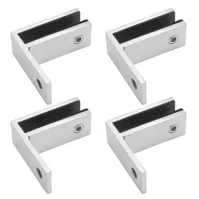 Ljm1218 Eatakward Stainless Steel 304 Glass Bracket 2.36 2.76inch Silver And Black