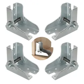 Eatheaty 608571117402 4 Pack Locking Hinge For Folding Table Brackets - 90 Self