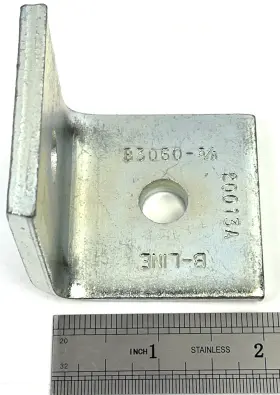 B3060-3 Eaton B3060-3/8zn Electrical B-line Series Side Beam Angle Clip 50pcs