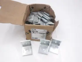 Znb3060-3 Eaton Znb3060-3/n 43 Pack Cooper 7/16 Inch Zinc 2 Hole Side Beam Angle Clips B3060-3/8zn