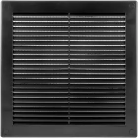 Ecopro Vent 751043451132 / 8ftft X Inch Opening Measurement Black Square External Grille With