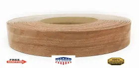 B077kht4qd Edge Supply Mahogany 3/4 In X 50 Ft Roll Pre-glued Iron On Wood Veneer Tape