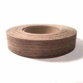 Edge Supply B07s1d35lp Walnut 1-1/2 In X 50 Ft Roll Pre-glued Iron On Wood Veneer Tape