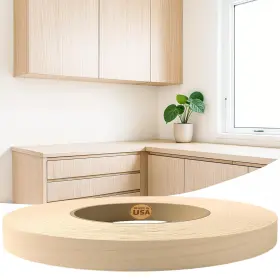 B0c21q7bsv Edge Supply Birch 1-5/8 Inch X 250ft Pre-glued Iron-on Wood Veneer Tape
