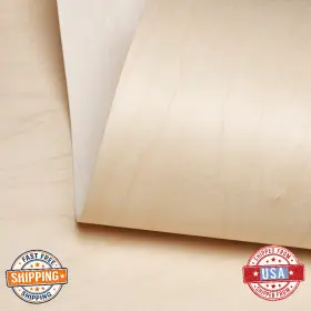 B0cns7nwnv Edge Supply Maple Wood Veneer Sheet Flat Cut 24 Inch X 48 Non-glued 10 Mil Paper