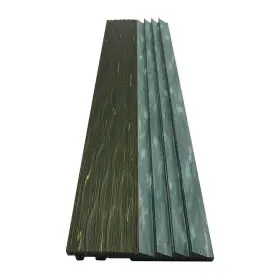 G1605c-22008-8 Ejoy 609004724037 Acoustic Vinyl Wall Cladding Siding Board In Rustic Green Set Of 4-piece