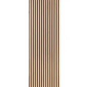 Ejoy 609004725744 Vinyl Side Acoustic Wall Cladding Siding Board American Oak Color 2pc