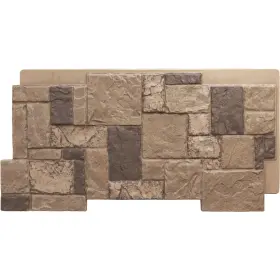 Pnu24x48crsr Ekena Millwork 192770483210 Castle Rock Stacked Stonewall Faux Stone Siding Pane