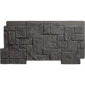 Ekena Millwork 192770483234 49 Inch W X 24 1/2 H 1 1/4 D Castle Rock Stacked Stone Stonewall Faux Sid