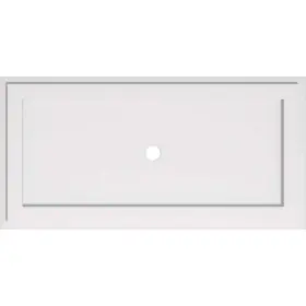 Ekena Millwork 192770550264 Pvc Contemporary Ceiling Medallion 40 Inch X20 X1 Circle Unfinished
