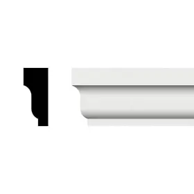 Ekena Millwork 192770950613 1-5/8 Inch X 5/8 96 Shingle Moulding Pvc 12-pack