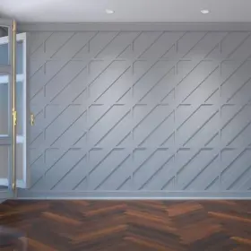 Ekena Millwork 192770996260 23 3/8 Inch W X H T Large Strymon Decorative Fretwork Wall Panels