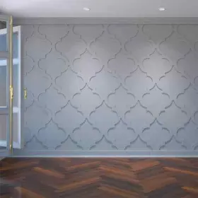 Ekena Millwork 192770996284 23 3/8 Inch X Waterproof Fretwork Wall Panel Modern Decorative Sticker
