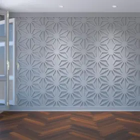 Ekena Millwork 192770996307 23 3/8 W X 27 H Inch T Large Hampton Decorative Fretwork Wall Panels
