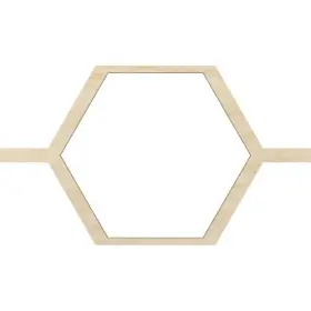 Ekena Millwork 196595764950 40-1/2 W X 23-3/8 H X-3/8 Inch T Decorative Fretwork Wood Ceiling Panels Birch